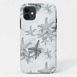 Capa Para iPhone Da Case-Mate Estrela do mar no teste padrão do mar