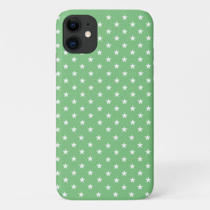 Capa Para iPhone Da Case-Mate Estrelas brancas de cor verde de moda de grama ele