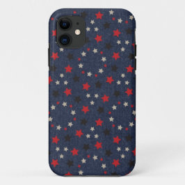 Capa Para iPhone Da Case-Mate Estrelas Patrióticas em Denim