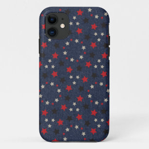 Capa Para iPhone Da Case-Mate Estrelas Patrióticas em Denim