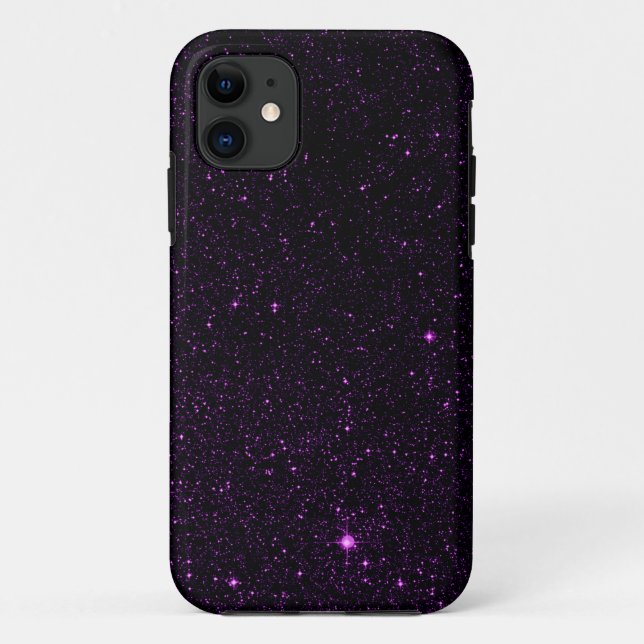 Capa Para iPhone Da Case-Mate Estrelas roxas (Verso)