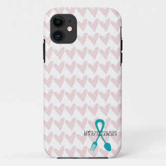 Capa Para iPhone Da Case-Mate Eu amo alguém com CORAÇÕES das alergias de comida