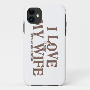 Capa Para iPhone Da Case-Mate EU AMO (ele quando) MINHA ESPOSA (nos deixe que eu