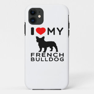 Capa Para iPhone Da Case-Mate Eu amo meu buldogue francês