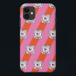 Capa Para iPhone Da Case-Mate Eu amo meu Coastie<br><div class="desc">Eu amo meu Coastie com âncoras da guarda costeira e as listras cor-de-rosa e alaranjadas</div>