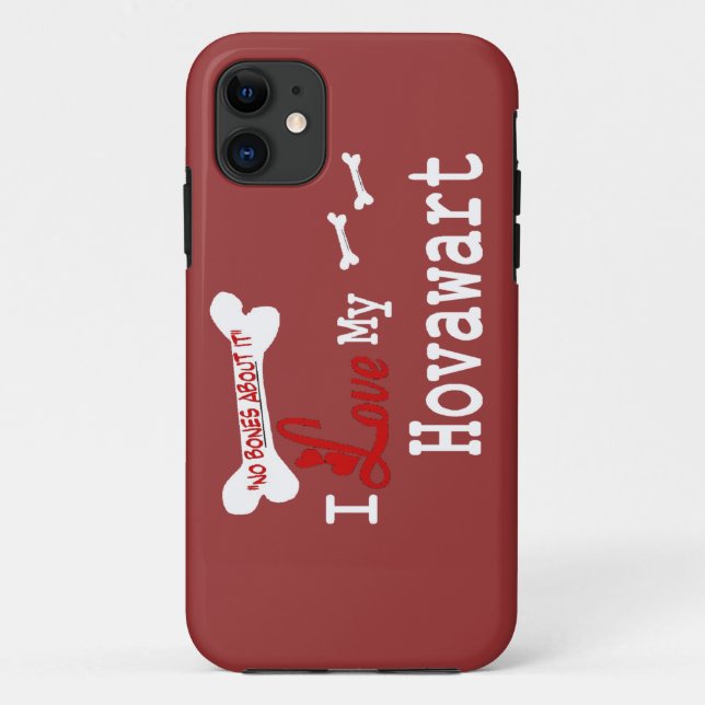 Capa Para iPhone Da Case-Mate Eu Amo Meu Hovawart (Verso)