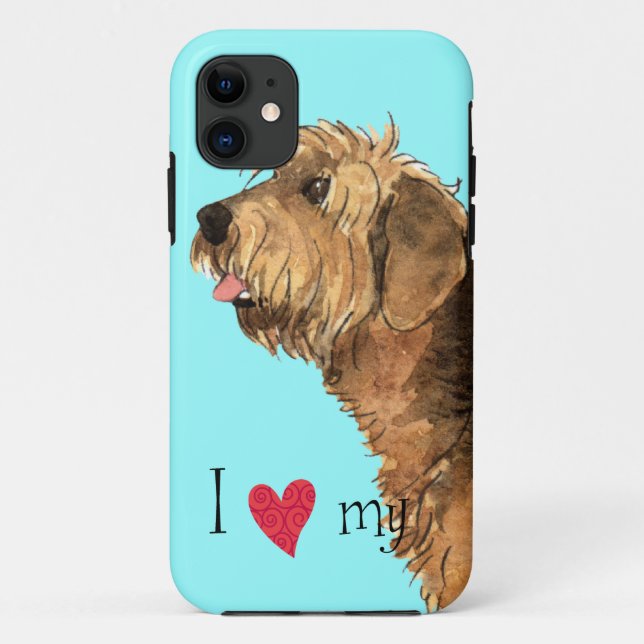 Capa Para iPhone Da Case-Mate Eu amo meu Otterhound (Verso)
