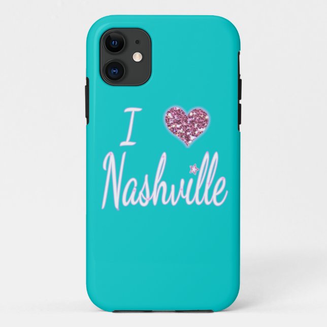 Capa Para iPhone Da Case-Mate Eu amo Nashville (Verso)
