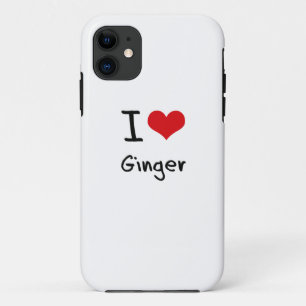 Capa Para iPhone Da Case-Mate Eu amo o gengibre