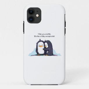 Capa Para iPhone Da Case-Mate Eu gosto de você pinguins de um Lottle - cobrir do