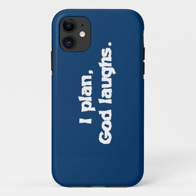Capa Para iPhone Da Case-Mate Eu Plano Deus Ri Cotações Espirituais de Recuperaç (Verso)
