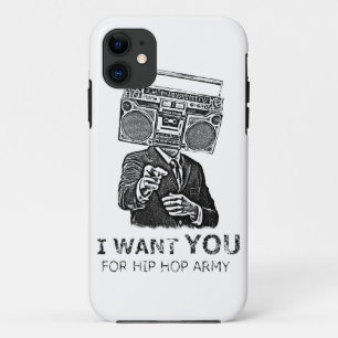 Capa Para iPhone Da Case-Mate Eu quero-o para o exército do hip-hop