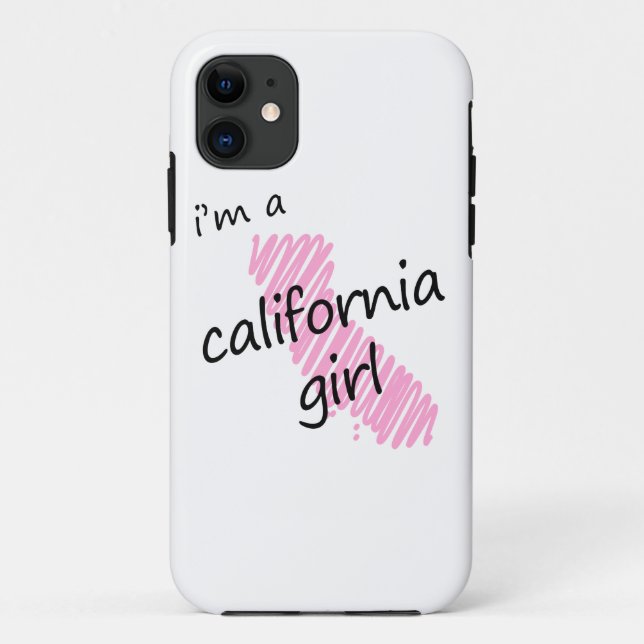 Capa Para iPhone Da Case-Mate Eu sou uma menina de Califórnia (Verso)