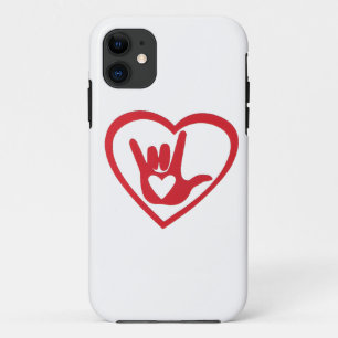 Capa Para iPhone Da Case-Mate Eu te amo no linguagem gestual (com todo o meu