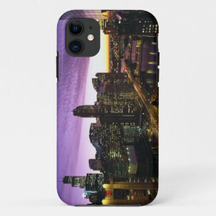 Capa Para iPhone Da Case-Mate EUA, IL, Chicago. Horizonte e rio de Chicago