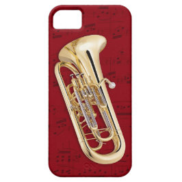 Capa Para iPhone Da Case-Mate Euphonium & capa de telefone da música. Cor da