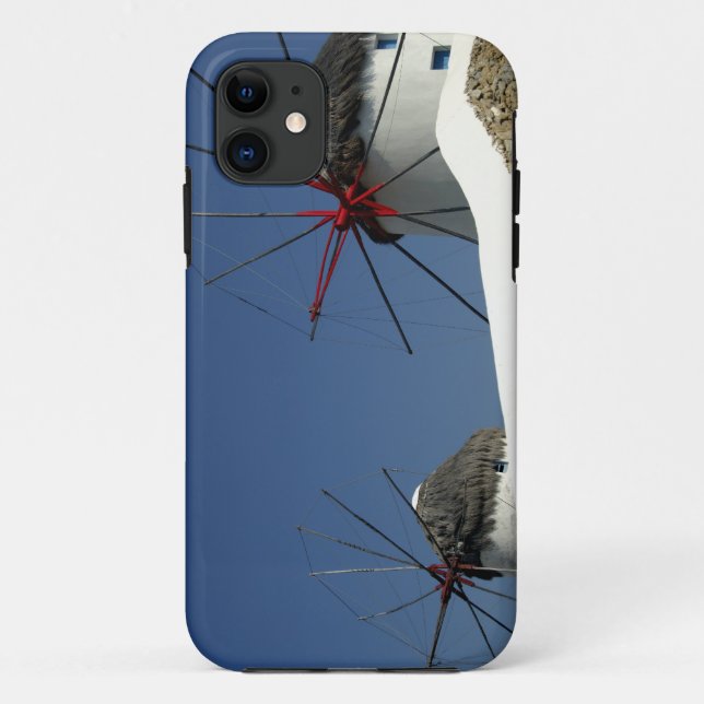 Capa Para iPhone Da Case-Mate Europa, Grécia, Mykonos. (Verso)