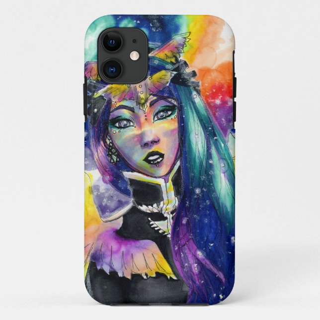 Capa Para iPhone Da Case-Mate Exemplo celestial da menina iPhone5 da estrela (Verso)