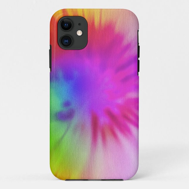 Capa Para iPhone Da Case-Mate Exemplo da case mate da tintura do laço (Verso)