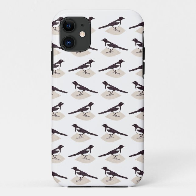Capa Para iPhone Da Case-Mate Exemplo do Magpie (Verso)