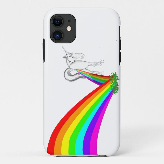 Capa Para iPhone Da Case-Mate exemplo do unicórnio (Verso)