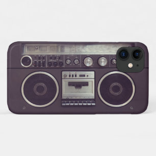 Capa Para iPhone Da Case-Mate Exemplo engraçado retro do jogador de gaveta de