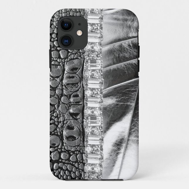 Capa Para iPhone Da Case-Mate Exemplo metálico da case mate IPhone4 do cristal (Verso)