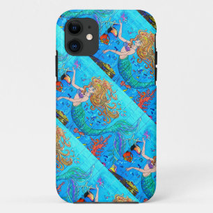 Capa Para iPhone Da Case-Mate exemplo redheaded das sereias