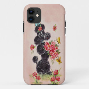 Capa Para iPhone Da Case-Mate Exemplo retro da caniche do vintage para o iPhone