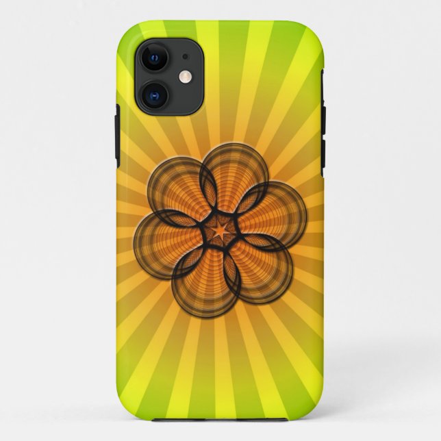 Capa Para iPhone Da Case-Mate Explosão Solar Espirografia (Verso)