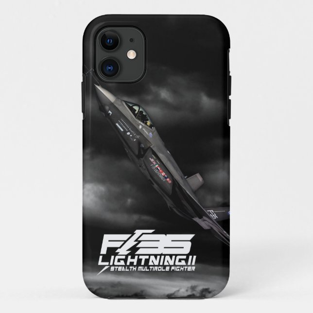 Capa Para iPhone Da Case-Mate F-35 relâmpago II (Verso)