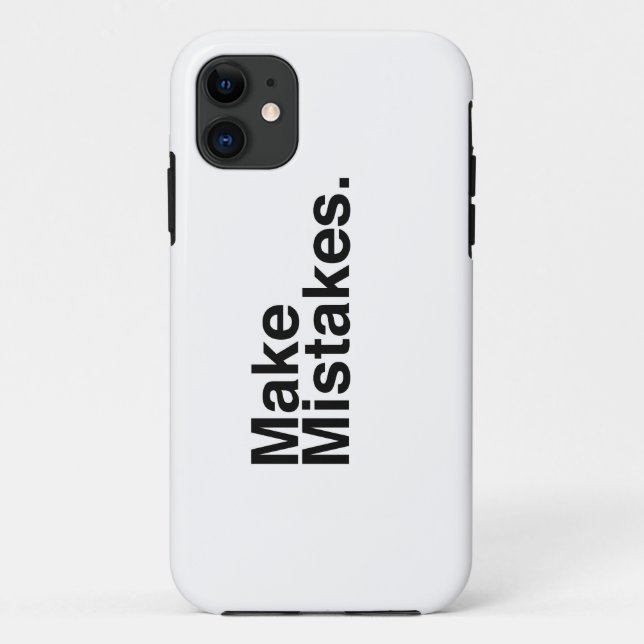 Capa Para iPhone Da Case-Mate Faça erros (Verso)