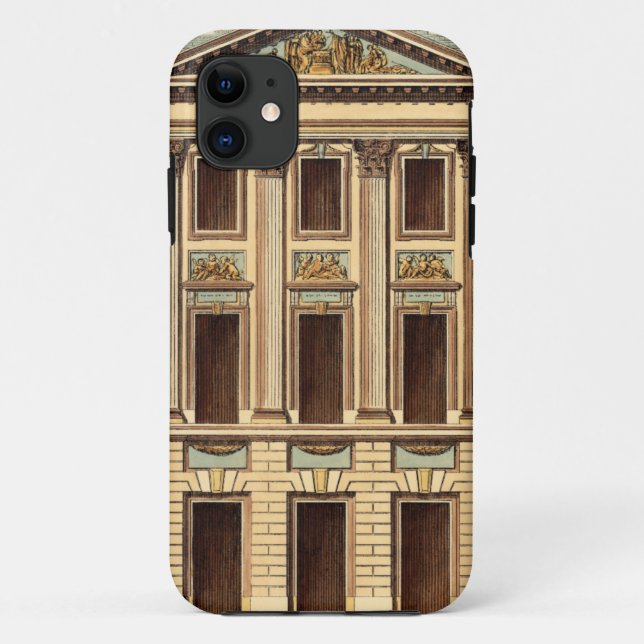 Capa Para iPhone Da Case-Mate Facada de Arquitetura de Jean Deneufforge (Verso)