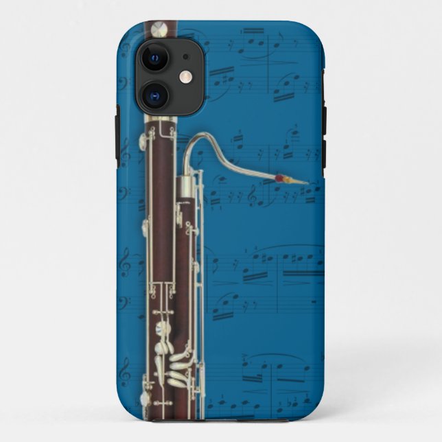 Capa Para iPhone Da Case-Mate Fagote & capa de telefone da música. Cor da (Verso)