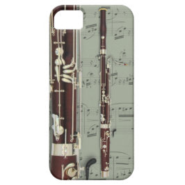 Capa Para iPhone Da Case-Mate Fagote & capa de telefone da partitura. Cor da