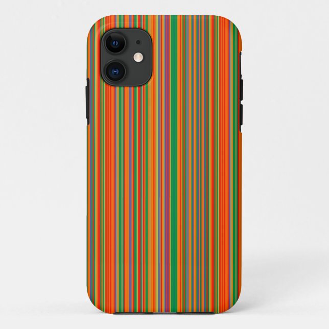 Capa Para iPhone Da Case-Mate Faixa Colorida 01 (Verso)