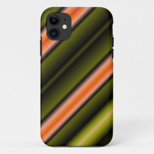 Capa Para iPhone Da Case-Mate faixas diagonais abstrato (laranja, verde, preto)
