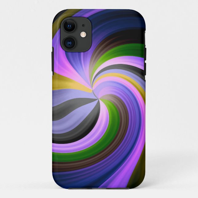 Capa Para iPhone Da Case-Mate Fantasia Mágica Espiral Arco-Íris (Verso)