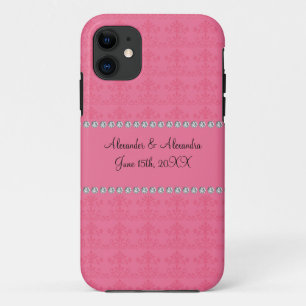 Capa Para iPhone Da Case-Mate Favor de casamento de diamante rosa