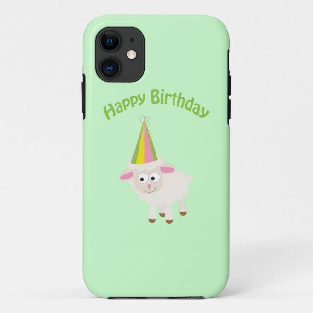 Capa Para iPhone Da Case-Mate Feliz aniversário Lamb (Verso)