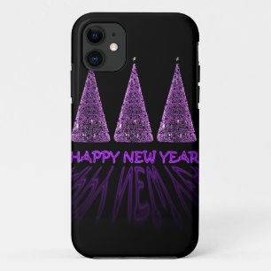 Capa Para iPhone Da Case-Mate feliz ano novo roxo