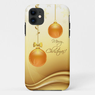 Capa Para iPhone Da Case-Mate Feliz Natal dourado