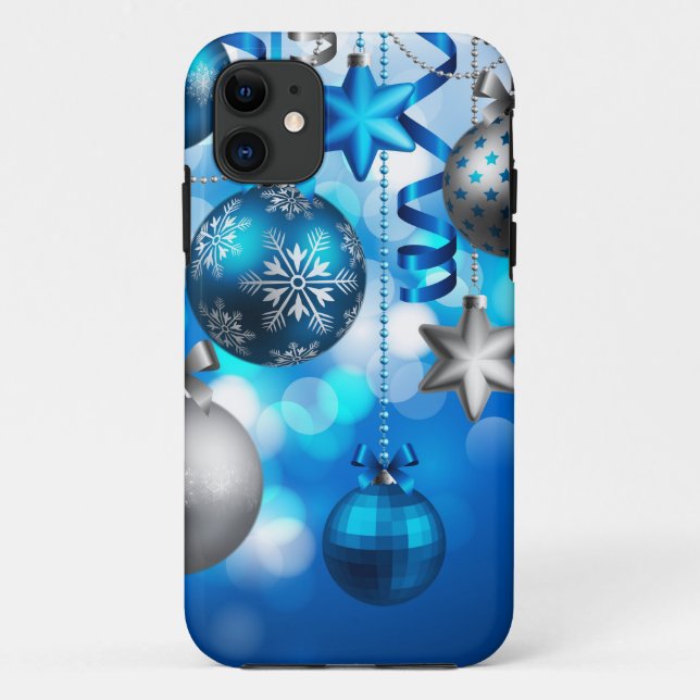 Capa Para iPhone Da Case-Mate Feliz Natal Ornaments (Verso)