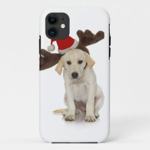 Capa Para iPhone Da Case-Mate Filhote de cachorro com papai noel chapéu e