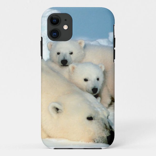 Capa Para iPhone Da Case-Mate Filhote de urso polar 1 (Verso)