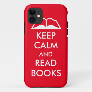 Capa Para iPhone Da Case-Mate Fique calmo e leia livros