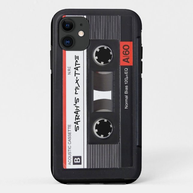 Capa Para iPhone Da Case-Mate Fita de Cassete Personalizada (Verso)