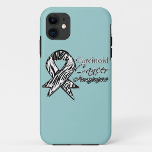 Capa Para iPhone Da Case-Mate Fita Zebra-Listrada da consciência do cancer