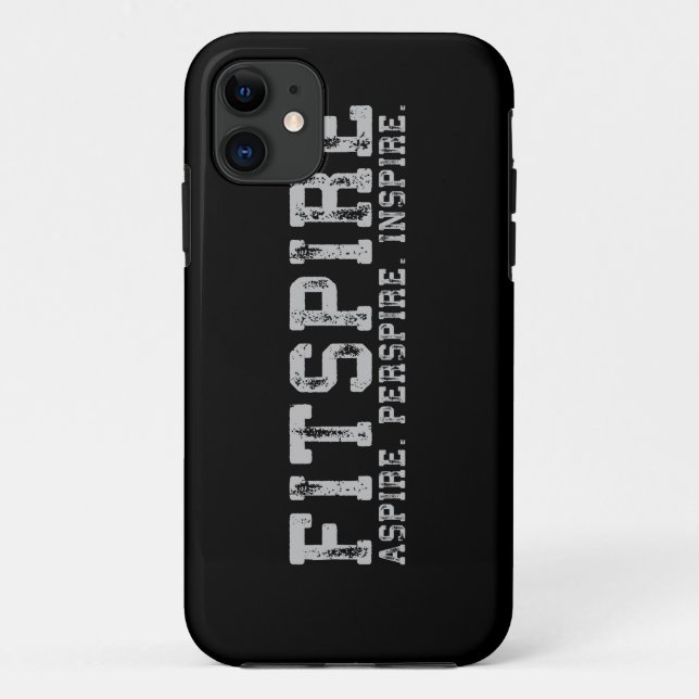 Capa Para iPhone Da Case-Mate Fitspire - Aspire, Perspire, Inspire - Workout (Verso)