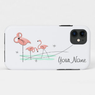 Capa Para iPhone Da Case-Mate Flamingo Ocean Trio 'Name' iPhone 11 hard